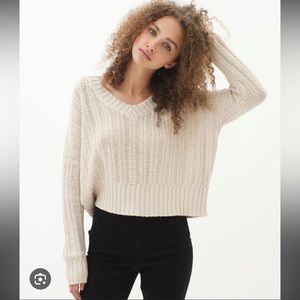 V Neck Pull Over Sweater